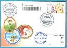 Medalists of the Republic of Moldova at the Summer Olympics  Paris 2024 postmark