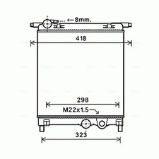 Radiator For Seat Mii KE1 KF1 1.0 AVA 1S0121253AA 1S0121253AH 1S0121253AL