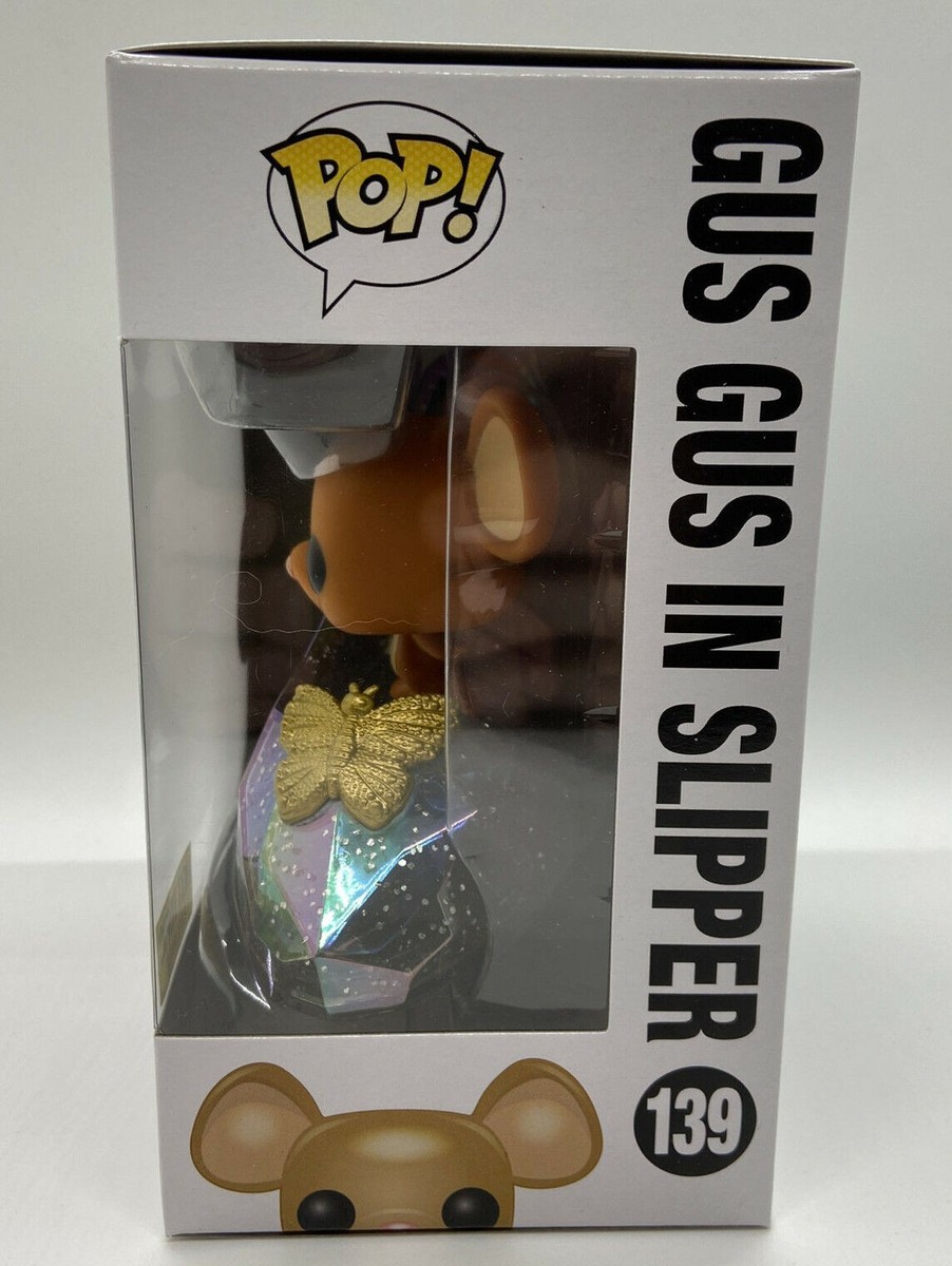 FUNKO POP GUS GUS IN SLIPPER GLITTER HOT TOPIC EXCLUSIVE DISNEY