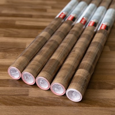 67,5 cm x 2 m d-c-fix NUSSBAUM BLOCK selbstklebende Rückseite Plastikfolie Vinylfolie (5er Pack)
