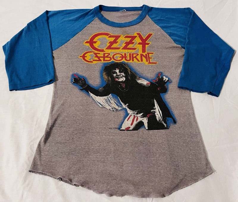 1981 Ozzy Osbourne Diary Of A Madman Vintage Shirt Small 🦇 With Ori Ticket 🎟️