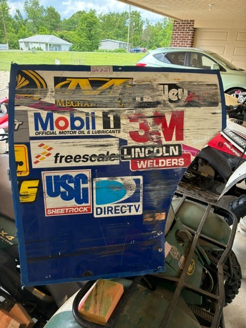 race used sheetmetal cup contingency panel