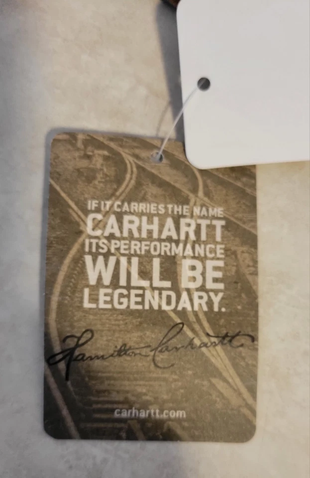 Carhartt ребенка ясельного возраста 4T джинсовой ткани комбинезон нагрудник новый с ярлыками темно стирка регулируемые ремни - Изображение 4 из 4