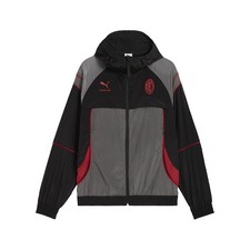 PUMA Ac Milan X Slam Jam Full Zip Jacket Mens Black Casual Athletic Outerwear 78