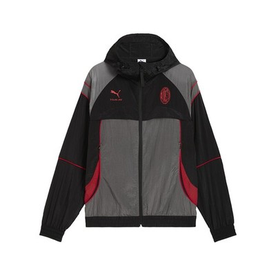 PUMA Ac Milan X Slam Jam Full Zip Jacket Mens Black Casual
