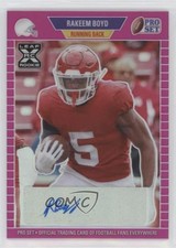 2021 Leaf Pro Set Metal 1989 Pink Rainbow /35 Rakeem Boyd #PA-RB1 Auto 0q1p