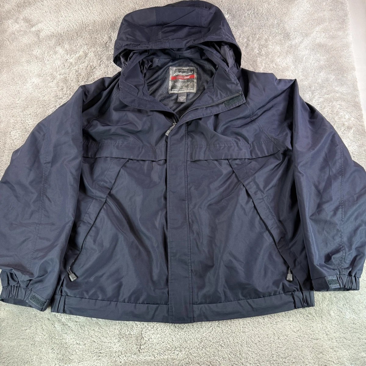 Veste Coupe-vent Eddie Bauer - Femme - Taille M - Violette - Capuche & Poches Zippées