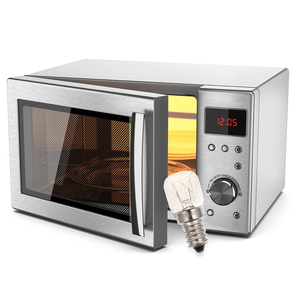 8pcs Microwave Light Bulb E14 Light Socket Appliance Oven Bulb 25w Supply