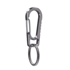 Titanium Heavy Duty Keychain Carabiner Clip for EDC, Backpack, and Camping