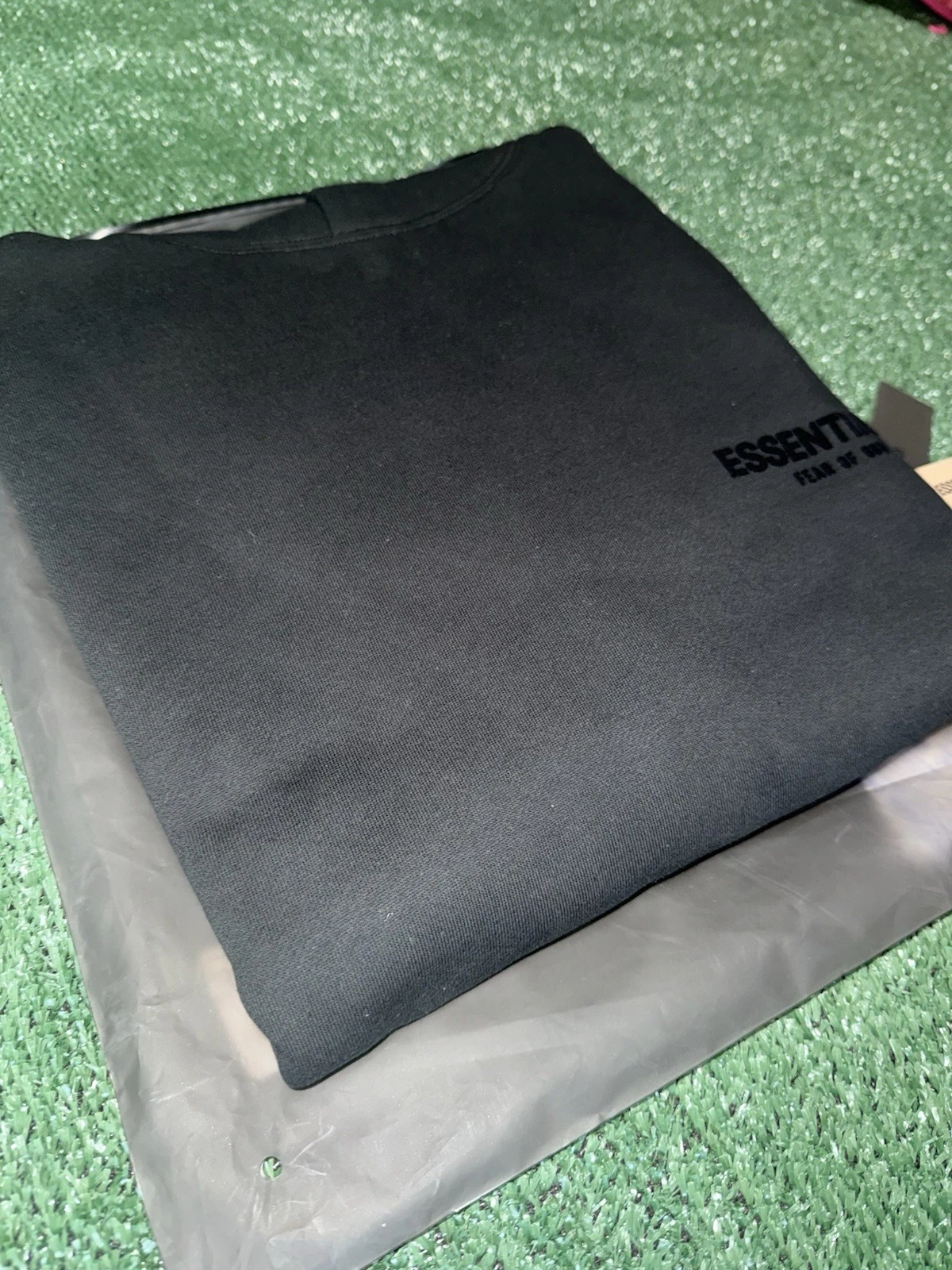 Felpa con cappuccio Fear of Gods Essentials elasticizzata limousine taglia S L