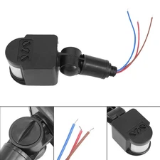 180° 110-220V PIR Infrared Automatic Motion Sensor Detector Wall Lamp Switch