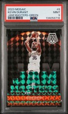 2023 PANINI MOSAIC JAM MASTERS GREEN #8 KEVIN DURANT PSA 9