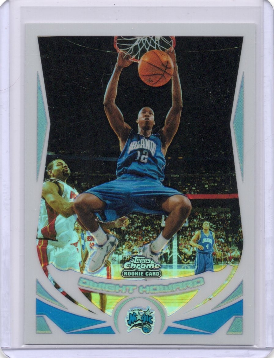 2004-05 Topps Chrome - Dwight Howard - #166 - Refractor (RC)