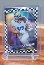 2025 Panini Prizm - Puka Nacua #205 Black & White Checker Prizm