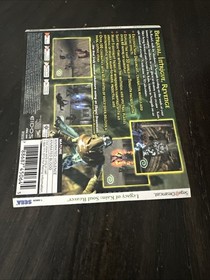 Copertina posteriore Sega Dreamcast solo arte Legacy Of Kain: Soul Reaver 