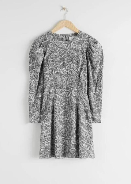 Women & Other Stories Dress Grey Viscose 38 / M / #3I3L