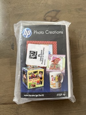 NEW SEALED HP Photo Creations Glossy 4x6 Printer Photo Paper 100 pcs