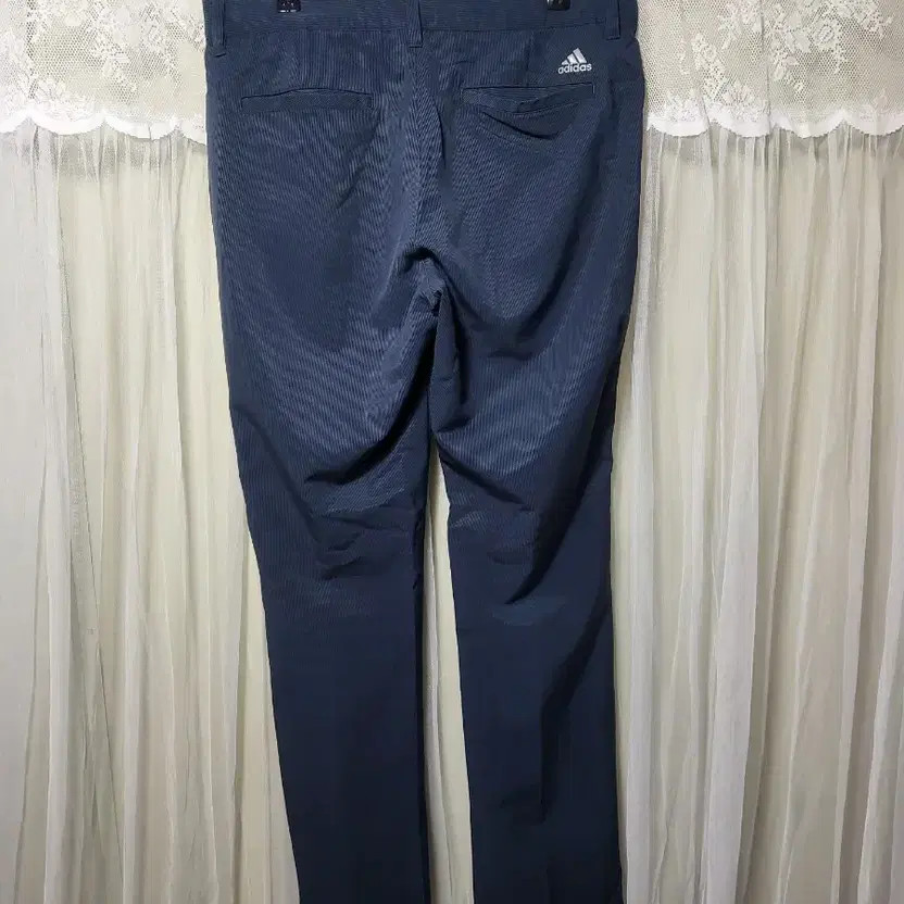 Adidas Men's Performance Stretch Pants - Size 38 Navy