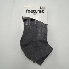 Feetures Men  s Elite Max Cushion Low Cut Golf Socks Large M9-12 W 10-13 NWT