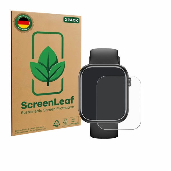 "2X Screenleaf Displayschutzfolie FüR Rlqa G104 1.83\" Nachhaltig Verpackt"-image