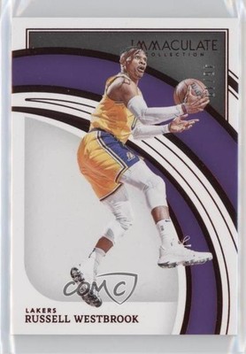 2021-22 Panini Immaculate Red 46/49 Russell Westbrook #43 6ns
