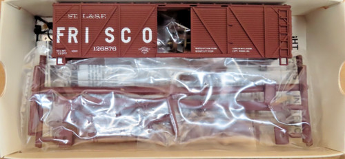 Walthers #932-2662 HO 40' extremo reforzado Frisco caja coche kit completo sin montar | Zustand: Used