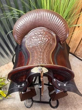 RAIN TREE TACK  ~ Lima, Peru ~ Peruvian PASO Horse Saddle w Tapacola