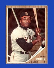 1962 Topps Set-Break #491 Leon Wagner EX-EXMINT *GMCARDS*