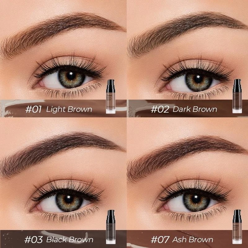 Gel para cejas 3D de larga duración 24 horas impermeable a prueba de manchas crema para cejas kit de maquillaje Foto 2 de 4