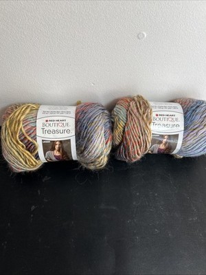 Red Heart Boutique Treasure Yarn 2 Skeins Horizon NOS