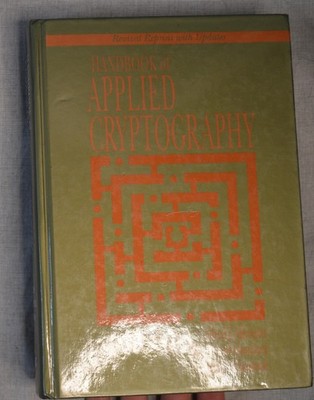 Handbook Of Applied Cryptography Menzes Van Oorschot Vanston