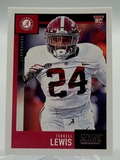 2020 SCORE TERRELL LEWIS ROOKIE FOOTBALL CARD LA RAMS ALABAMA NFL 350 panini. rookie card picture