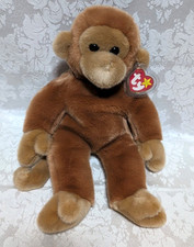 Ty Beanie Buddies Original Bongo 14" Plush Monkey Stuffed Animal 1998