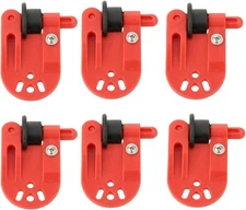 6piece SAMS Pro Release Clip, Sam's Planer Board Fishing Clip Red 