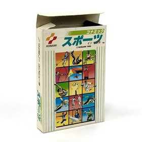 Famicom Konamicom Konamic Sports in Seoul with box theory pain Konami Famicom