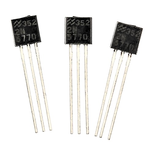 5x 2N5770 NPN Low Noise High Frequency RF Transistor TO-92 National Semi - Picture 3 of 3