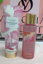 Victoria Secret Fragrance Body Lotion 8 oz Dewy Dragonfruit Nectar Mist 8.4 oz