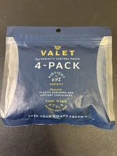 Valet 2-way 69% Humidity Control 4 Pack for Plastic Humidors