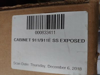 Lawler Cabinet 911 911E SS Exposed # 00833411 w/ free ship