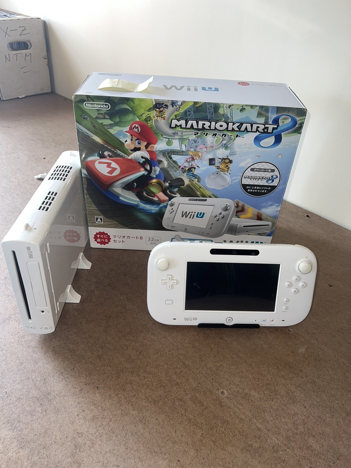 Nintendo Wii U REGION LOCKED Japanese Mario Kart 8 Deluxe 32GB System White eBay