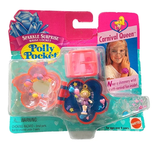 Polly Pocket Carnival Queen Wrist Locket #16822 1996 MIP vintage