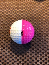 PING GOLF BALL-PINK/WHITE PING EYE 3....FIESTA LOGO......9.7/10