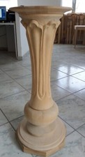 Colonna portavaso intagliata - Artigianale