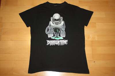 Fishbone T-Shirt Gr. S / M Dinner Time 164 170 176 schwarz Jungen Baumwolle