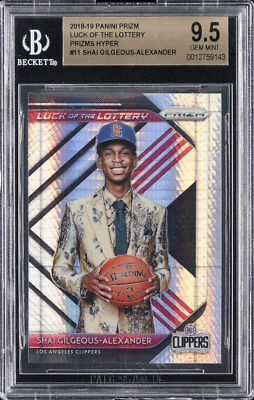 2018-19 PANINI PRIZM PRIZM HYPER #11 SHAI GILGEOUS-ALEXANDER 