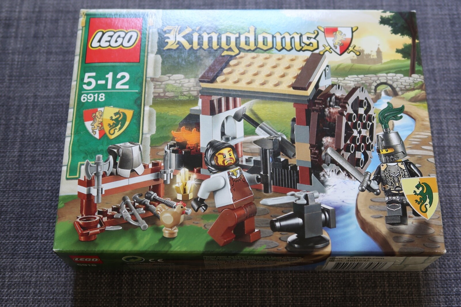 Lego 6918 Kingdoms Blacksmith Attack jeu de briques vintage scellé