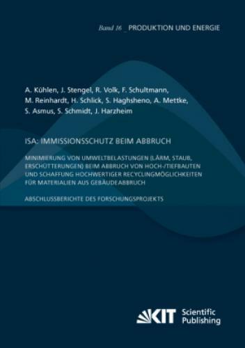 Thumbnail - Isa: Immissionsschutz Beim Abbruch - Minimierung Von Umweltbelastungen
