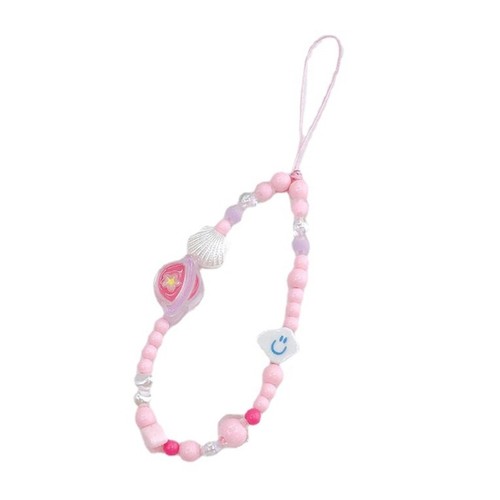 Female Cute Beaded Phone Shell Pendant Accessories Package Decoration Keychain - 第 3/9 張圖片