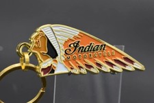 Beautifully crafted Indian Motorcycle emblem keychain