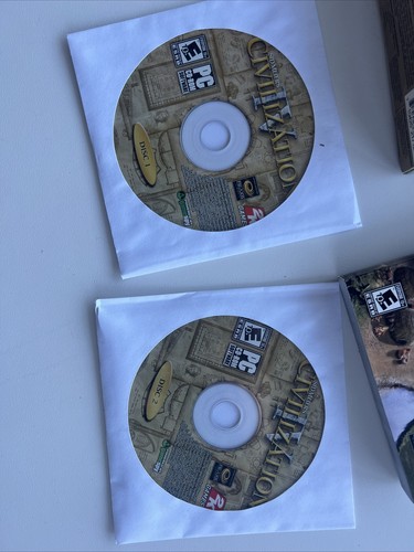 Sid Meier's Civilization IV PC 2CDROM Small Box 2K Games Complete w/ Manual 2005 - Picture 4 of 5